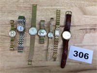 Lot of 7 Gold Watches