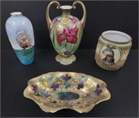 Hand Painted Nippon & Japanese Porcelain Lot
