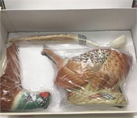 Lenox Riverwood Pheasant Tureen In Original Box