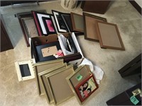 lg lot picture frames, all sizes