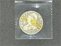 1826 half dollar silver coin