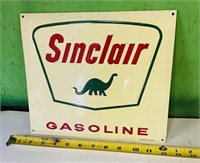 11” Sinclair Embossed Metal Sign