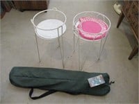 2 Plant Stands & Quad Chair in Bag