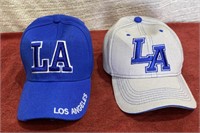 (2) Adjustable LA Athletic Caps