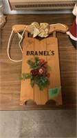 Sled With The Bramels Name