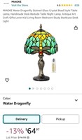 STAINED GLASS LAMP (NEW)
