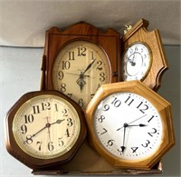 Vty of wall hanging clocks