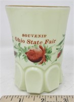 Ohio State Fair 1912 souvenir custard glass