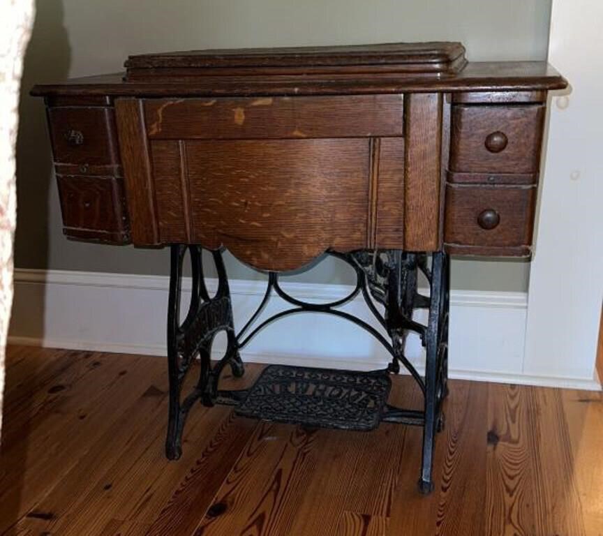 Newhome treadle sewing machine