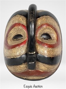 Kifwebe Luba African Polychrome Tribal Mask