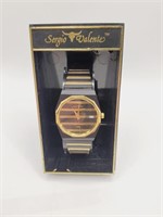 (N) Sergio Valente Two-tone Wrist Watch