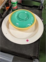 Large Norma Flemiing Dish & Fiesta Bowl