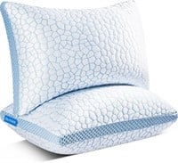 QUTOOL Cooling Pillows  Memory Foam  20'*26'  2pk