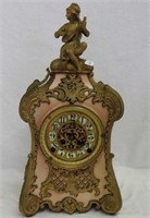 Figural 18" mantel clock