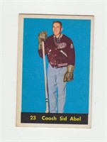 1960 Parkhurst Sid Abel Hockey Card