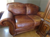 Lane Bristow Whisky Leather Love Seat