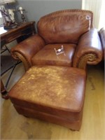 Lane Bristow Whisky Leather Chair, F. Rest