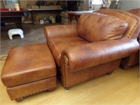 Lane Bristow Whisky Leather Chair, F. Rest