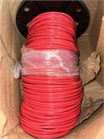 SPOOL OF RED WIRE