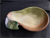 7.5 “ CLAY ART PEAR DISH