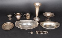 Sterling Silver Tableware Group Over 1034 Grams