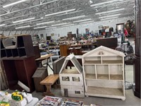 Trash box, shelves and doll  houses