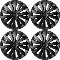 4Pcs 19-Inch Black Blade Wheel Covers