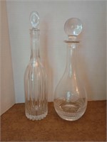 2 decanters. Astral crystal and Memphis IWES 35th