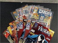Doom 2099 and Vernum comic books