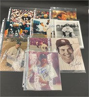 10 Autographed Signed Sports Photos (some COA's)