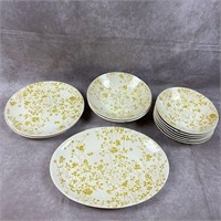 Ironstone Sheffield Dinnerware some chips noted