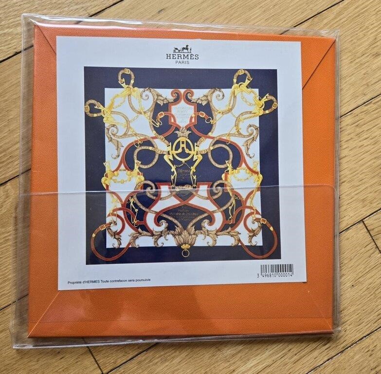 Hermes Silk L'Instruction Du Roy Scarf Sealed