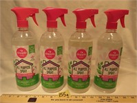 (4) Dapple Baby All Purpose Spray Cleaner Bottles