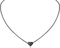 925  Silver Heart S Initial Necklace