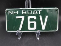 New Hampshire Boat  License Plate