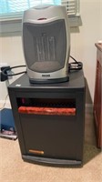 2 Small Space Heaters