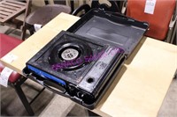 1X, PORTABLE GAS STOVE IN CARRY CASE