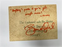 Autograph COA Harry Potter Letter