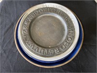 Enamelware and Stoneware Plates
