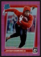 Rookie Card Shiny Parallel Javian Hawkins