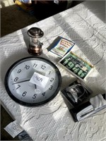 Clock ,Lantern, Old Calendar