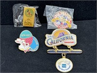 Disney Assortment of 4 Enamel Pins