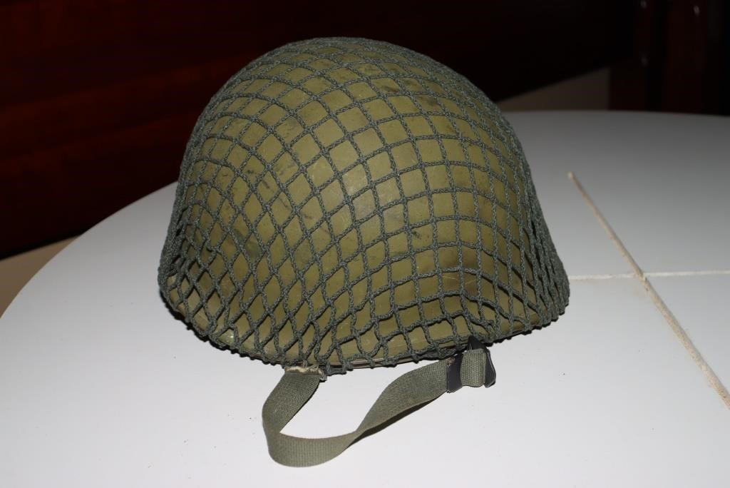 U. S. Type 1 Military helmet with liner size 11