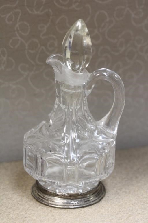 Sterling Rim Cruet