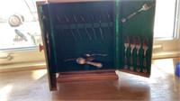Silver Cutlery in Wooden Case