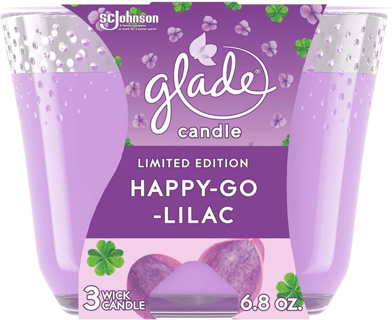 Pack of 2 Glade Candle Happy-Go-Lilac