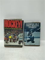 2 vintage hockey books
