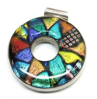 Sterling Pendent -  Multi color