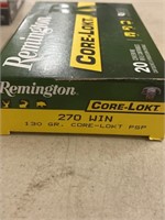 Box of Remington 270 win.