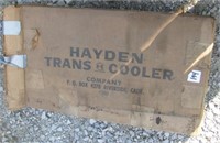 New old stock Hayden trans cooler.